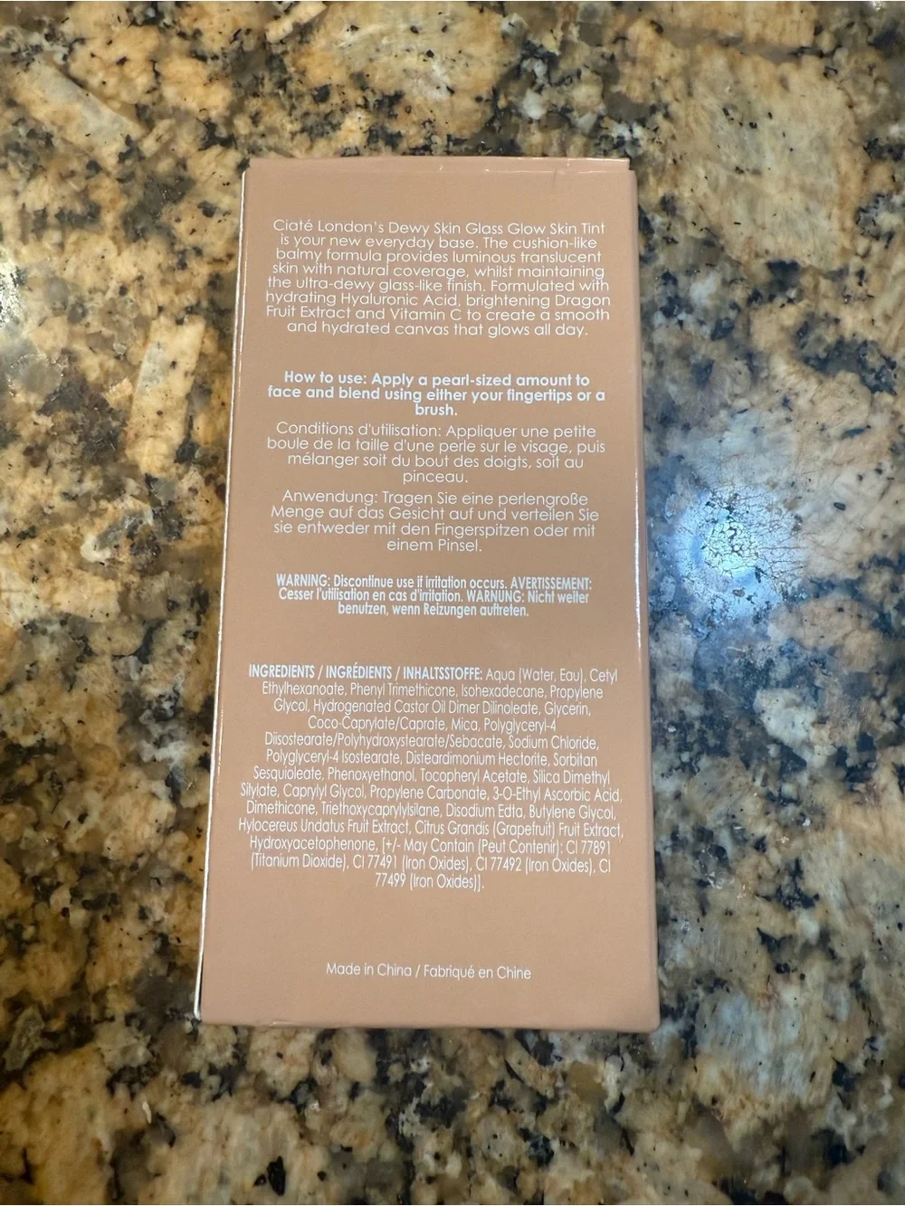 Ciaté London Dewy Skin Glass Glow Tint Shade 040 Medium Warm Vegan NIB 30ml